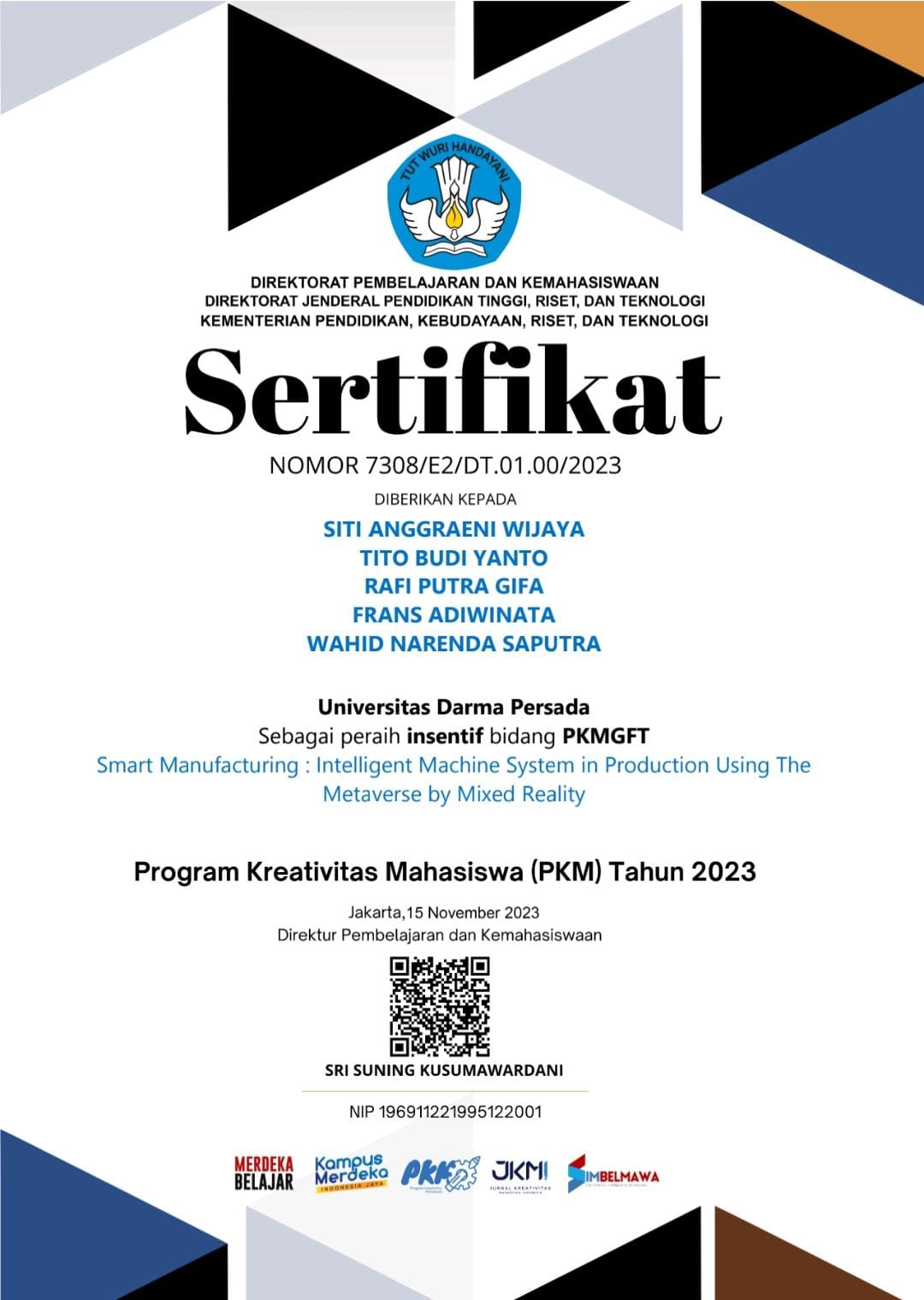 PKM-Gagasan Futuristik Tertulis
